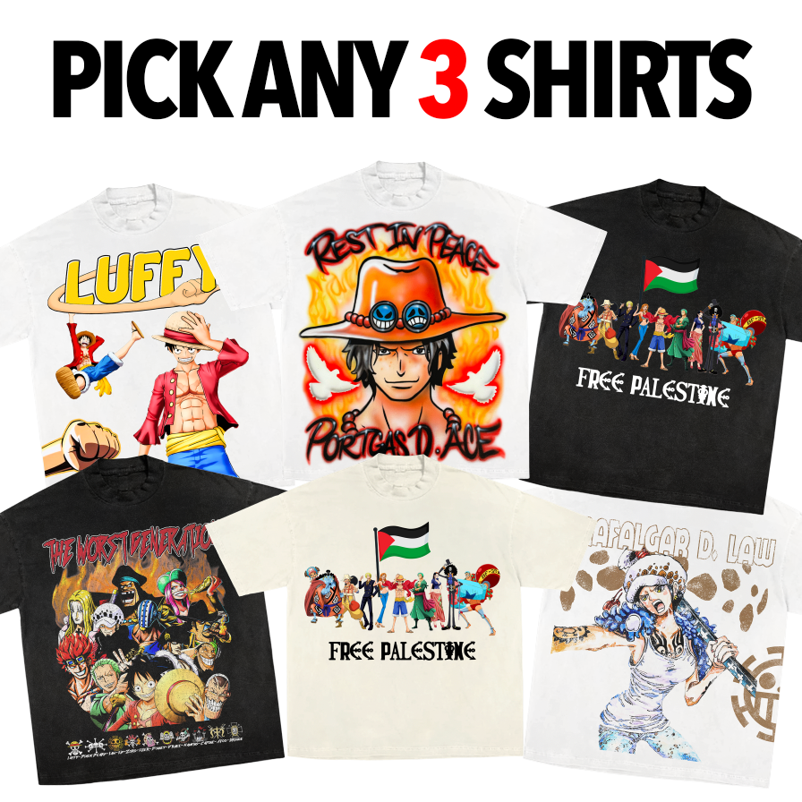 3 Shirts Bundle (Pick Any 3)