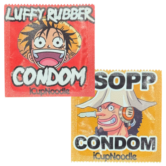 Luffy & Usopp Condom Bundle (Pack of 12)