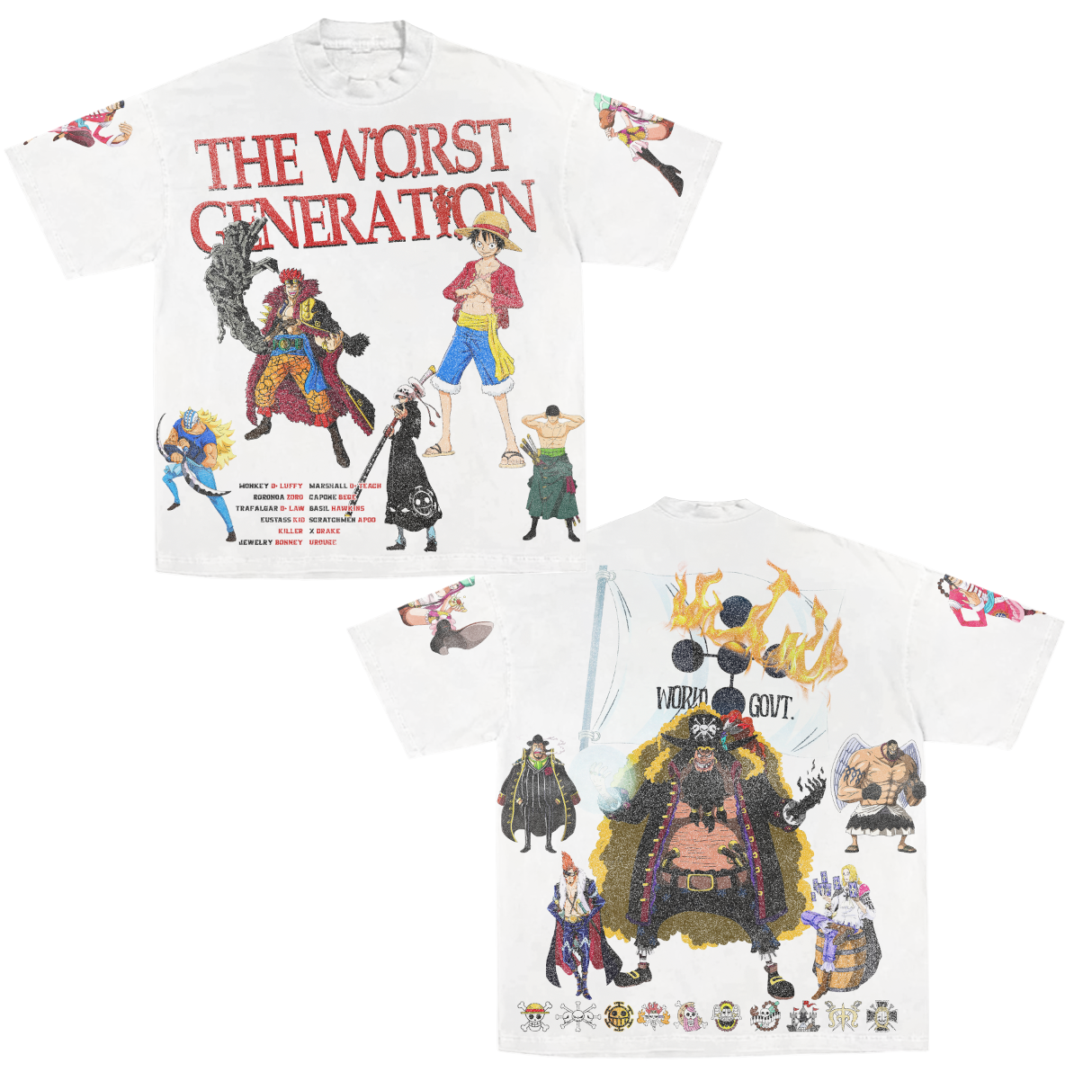 Worst Generation Shirt Part 2 *LIMITED EDITION*