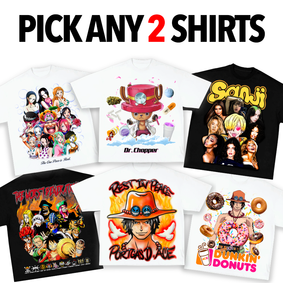 2 Shirts Bundle (Pick Any 2)